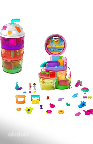 Игровой набор Polly Pocket "Водный парк: Крути и удивляй!"