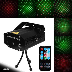 Laser mini 220 volti puldiga punane-roheline (2 foto / 3)
