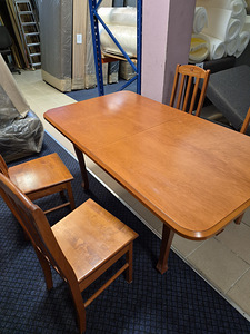 Söögilaud kokkupandav toolidega (5 foto / 6)