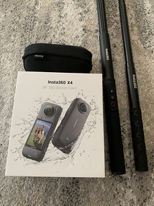 Insta360*4 8k 360action cam camera, uus (1 foto / 6)