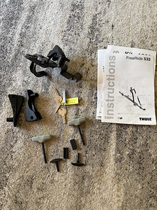 Thule raamid ja jalgrattahoidja auto katusele (6 foto / 7)