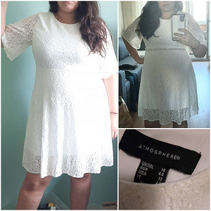 Белое платье 44 / Valge kleit 44
