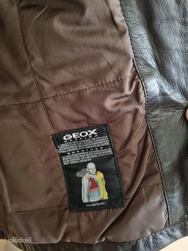 Кожаная куртка geox (фото #4)