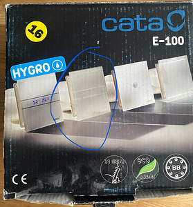 Вентилятор для ванной комнаты Cata E100