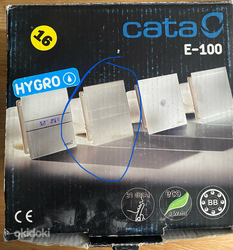 Vannitoa ventilaator Cata E100 (foto #1)