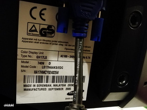 Monitor Samsung 740 N (2 foto / 3)