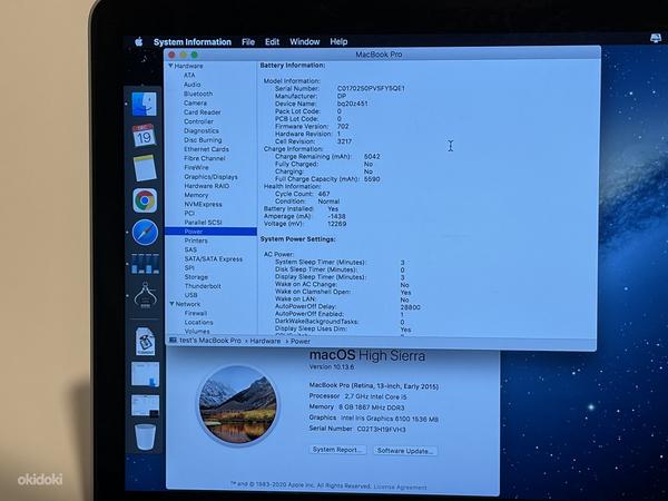 Macbook Pro 13 Retina, 2015 г. (фото #2)