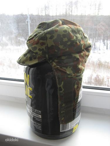 Немецкая армия осень-зима теплая шапка камуфляжная (фото #1)