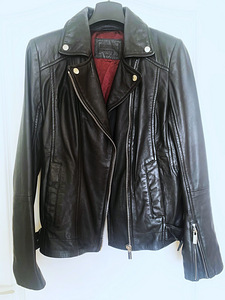 Uus naiste nahk biker-jakk RESERVED s42 (2 foto / 6)