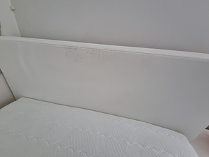 Voodi 90/200 peatsiga VALGE (2 foto / 6)