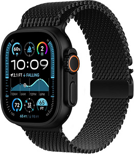 Apple Watch Ultra 3 49mm Black Ti Milanese Loop M (1 foto / 1)