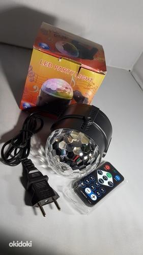 3W LED RGB мини диско шар (фото #2)