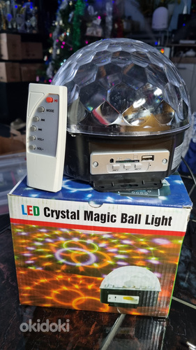 LED RGB diskokera 6eri värviga (foto #1)