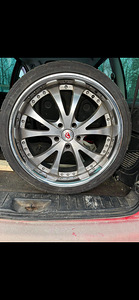 5x130(Q7/Touareg)valuveljed 22 tolli koos rehvidega . (2 foto / 6)