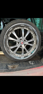 5x130(Q7/Touareg)valuveljed 22 tolli koos rehvidega . (3 foto / 6)