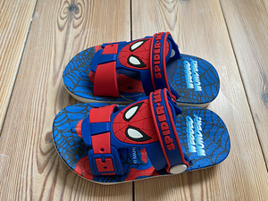 Сандалии/летняя обувь с изображением Человека-паука, 25