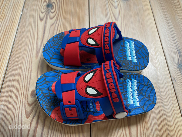 Сандалии/летняя обувь с изображением Человека-паука, 25 (фото #1)