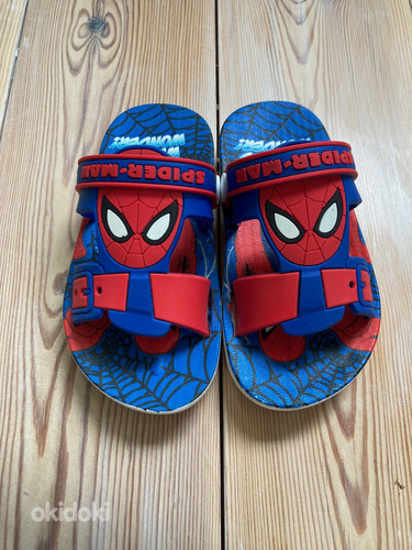 Сандалии/летняя обувь с изображением Человека-паука, 25 (фото #2)