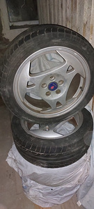 Литые диски Saab + летние шины