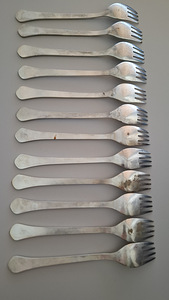 Tallinna Juveelitehase kahvlid 12 tk 19cm (2 foto / 2)