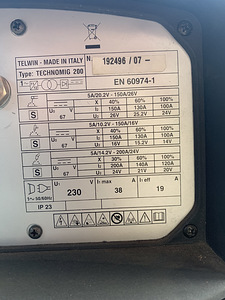 Uueväärne keevitus Telwin Technomig 200 inverter (8 foto / 9)