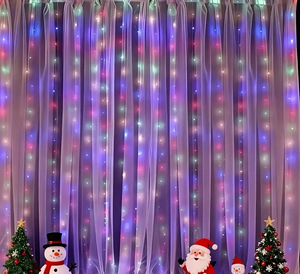 3*3m LED kardin jõulutuled peotuled relax ambient light (3 foto / 5)