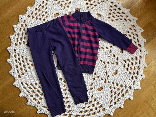 Шерстяной комплект (штаны, свитер на молнии) 122 (фото #1)