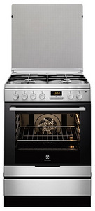 Gaasipliit Electrolux roostevaba teras 60 cm. Pöördõhuga ahi (2 foto / 3)