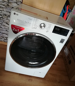 Pesumasin kuivatiga Lg Direct drive 7kg/4kg. (3 foto / 3)