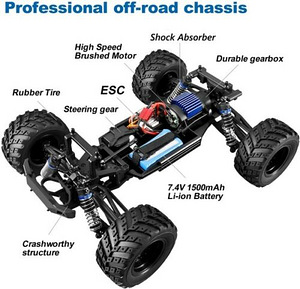 Raadioteel kaugjuhitav auto Monster Truck Vanguard (3 foto / 10)