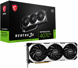 MSI GeForce RTX 4070 Ti VENTUS 3X 12G OC (1 foto / 1)