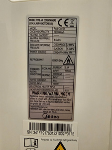 Mobiilne konditsioneer Midea Real Cool 35 (3 foto / 4)
