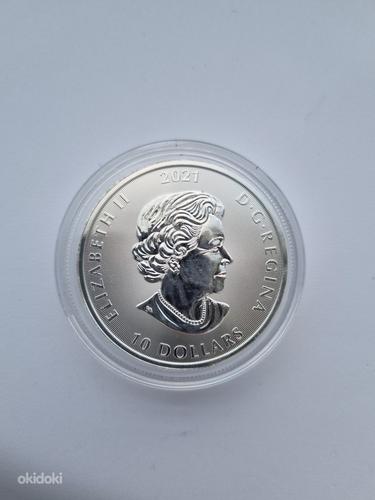 Серебряная монета 2 OZ $10 CANADA WEREWOLF (фото #2)
