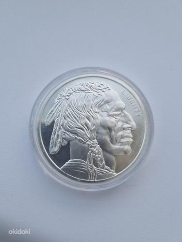 Серебряная монета 1 OZ AMERICAN BUFFALO BU (фото #1)