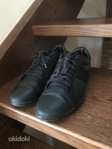 Кожаные мужские кроссовки TOMMY HILFILGER (фото #1)