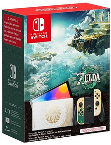 Nintendo Switch OLED Zelda Edition + оригинальный чехол (1 фото из 7)