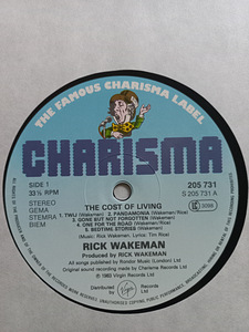 RICK WAKEMAN "COST OF LIVING" (2 foto / 3)