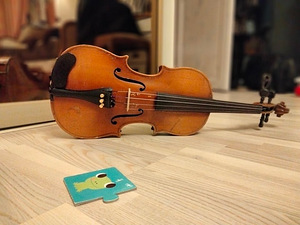 Viiul 3/4 Antonius Stradivarius Saksast (2 foto / 3)