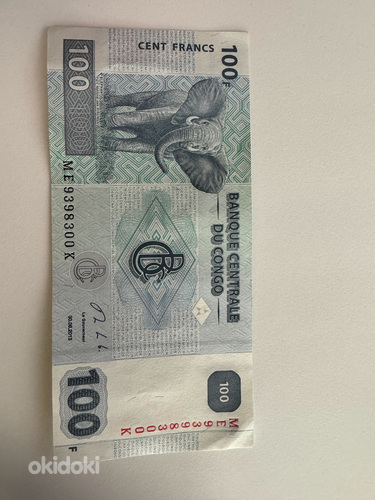 Банкнота 100 Демократической Республики Конго (фото #1)