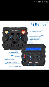 Inverter muundur 12/220V 3000w (2 foto / 6)