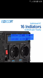 Inverter muundur 12/220V 3000w (3 foto / 6)