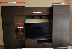 Elutoamööbli komplekt. 3 osa + TV (3 foto / 3)