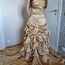 Золотое свадебное платье , новое р.36 (фото #1)
