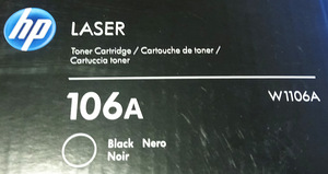 Originaal tooner HP 106A (W1106A) MUST (2 foto / 3)