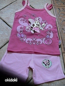 Uued komplektid Minni Mouse, suurused 74, 86 (2 foto / 3)