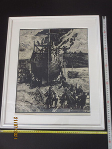 Šilkin Igor (1935-2001), Peeter I, linoollõige. (3 foto / 3)