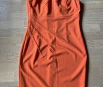 CK оранжевое платье xS