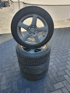 Литые диски ford+собственные шины m+s 205/55 r16 4 шт. (2 фото из 7)