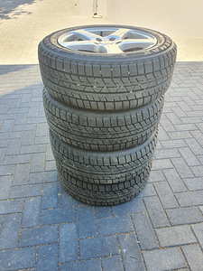 Литые диски ford+собственные шины m+s 205/55 r16 4 шт. (4 фото из 7)