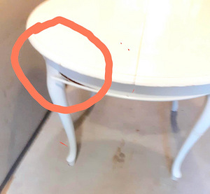 Täispuidust kõrgetel jalgadel lahtikäiv ümarlaud (2 foto / 7)